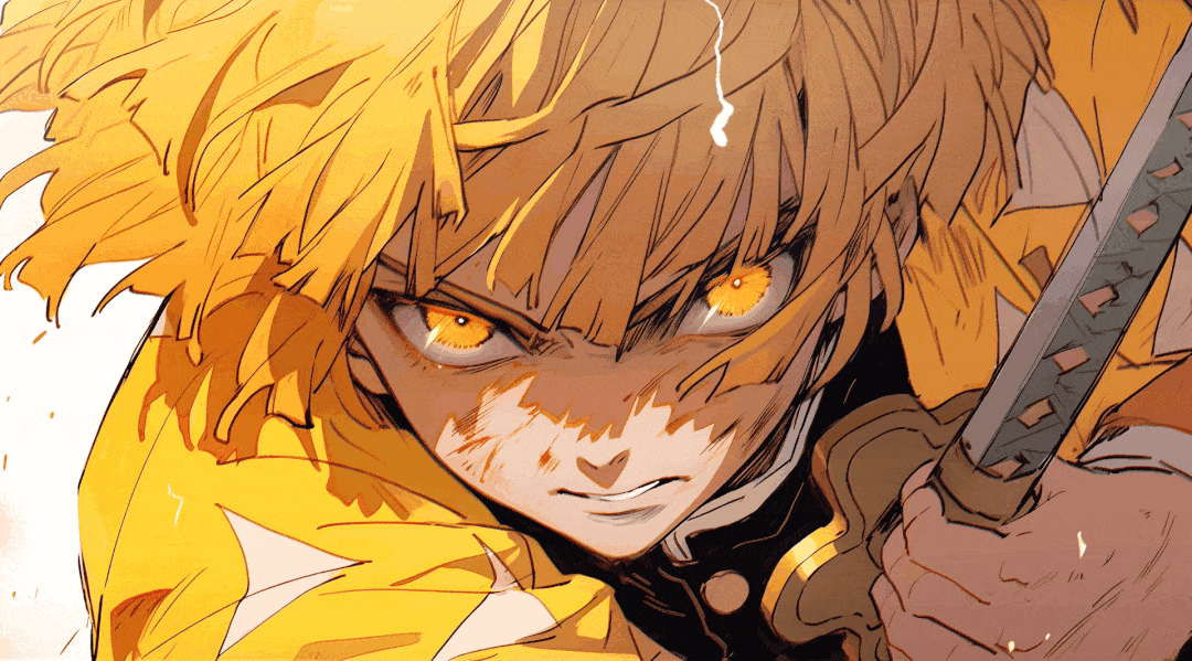 Zenitsu Agatsuma Gif
