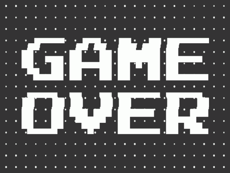 Game Over Animated GIF