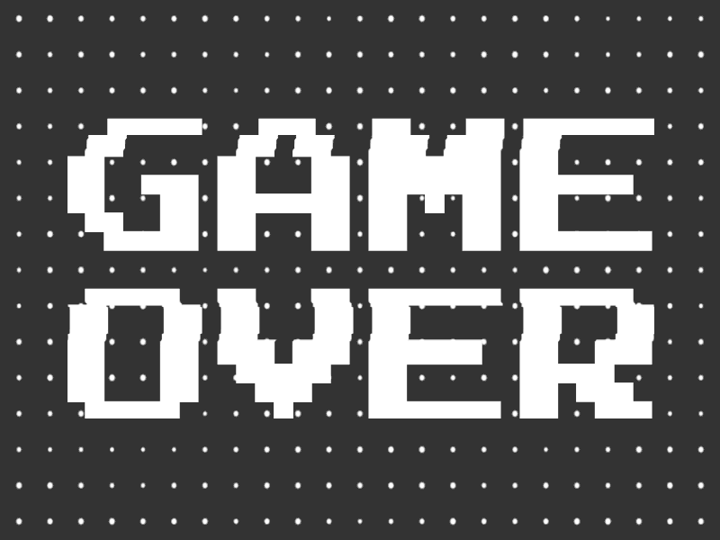 Game Over Gif