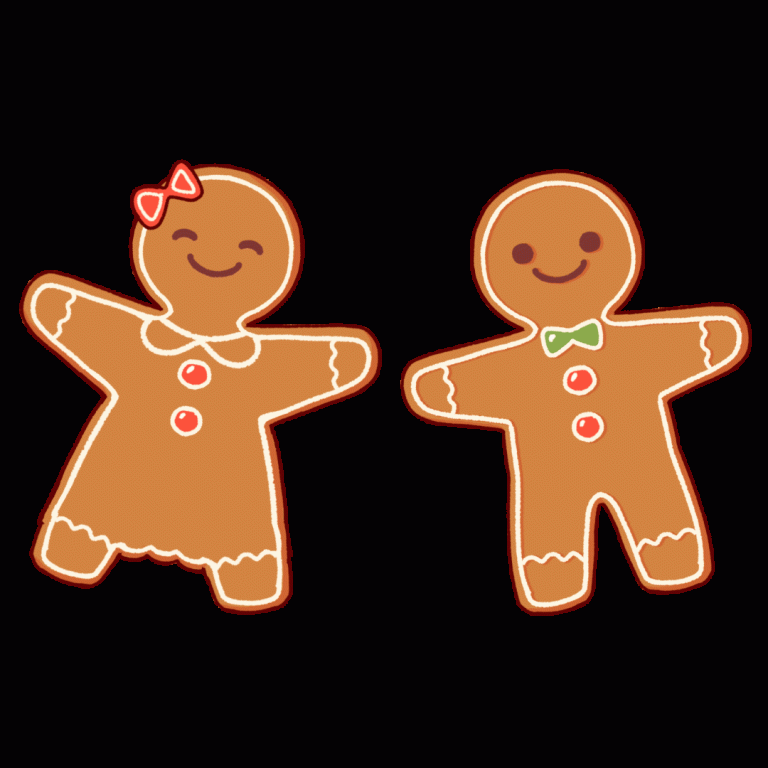 Gingerbread Man Animated GIF