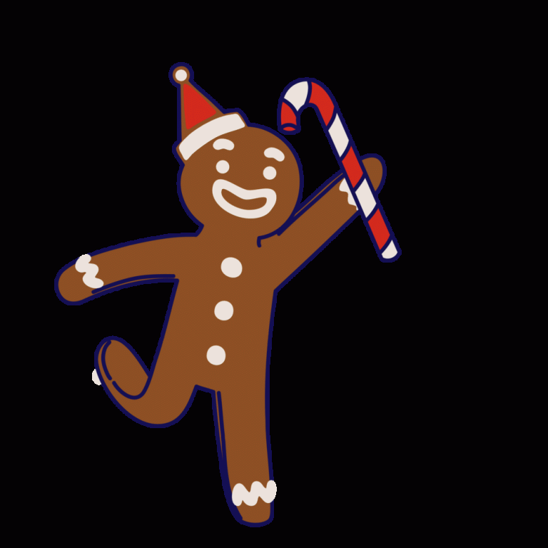 Gingerbread Man Animated GIF