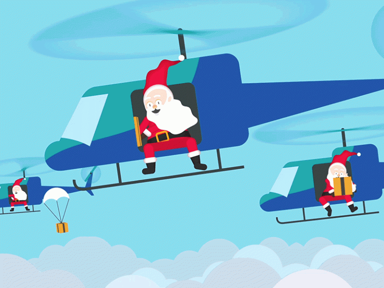 Secret Santa Animated GIF