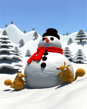Snowball Fight Gif