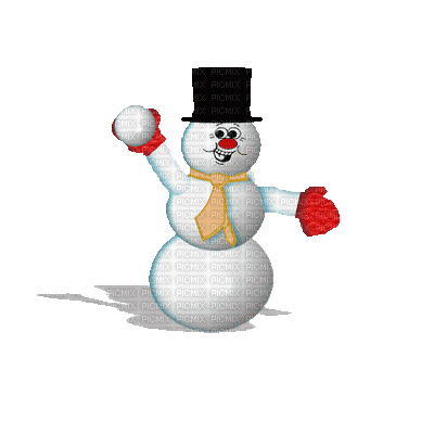 Snowball Fight Gif