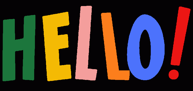Hello Animated GIF