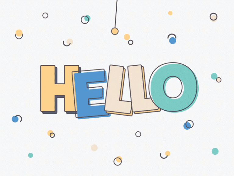 Hello Animated GIF