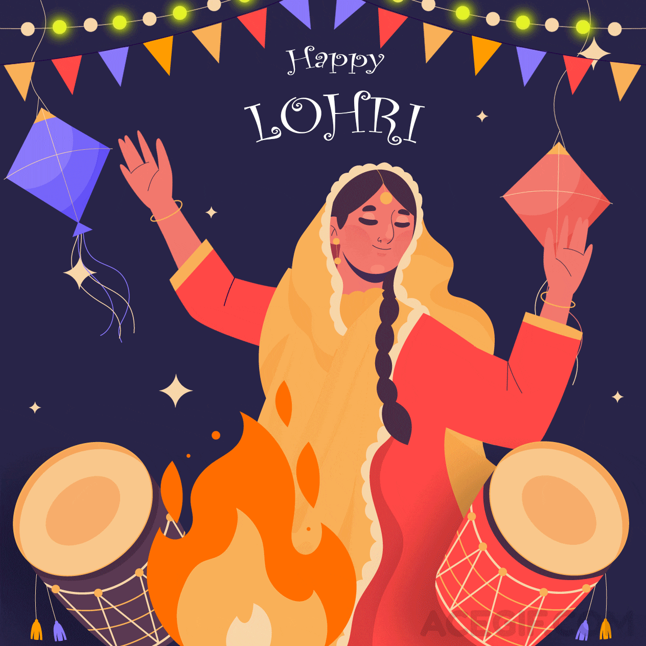 Lohri Gif