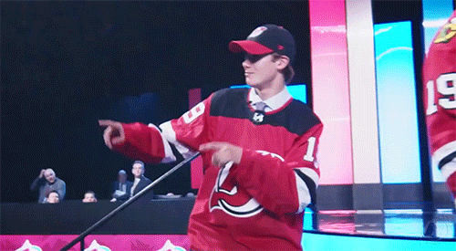 Jack Hughes Gif