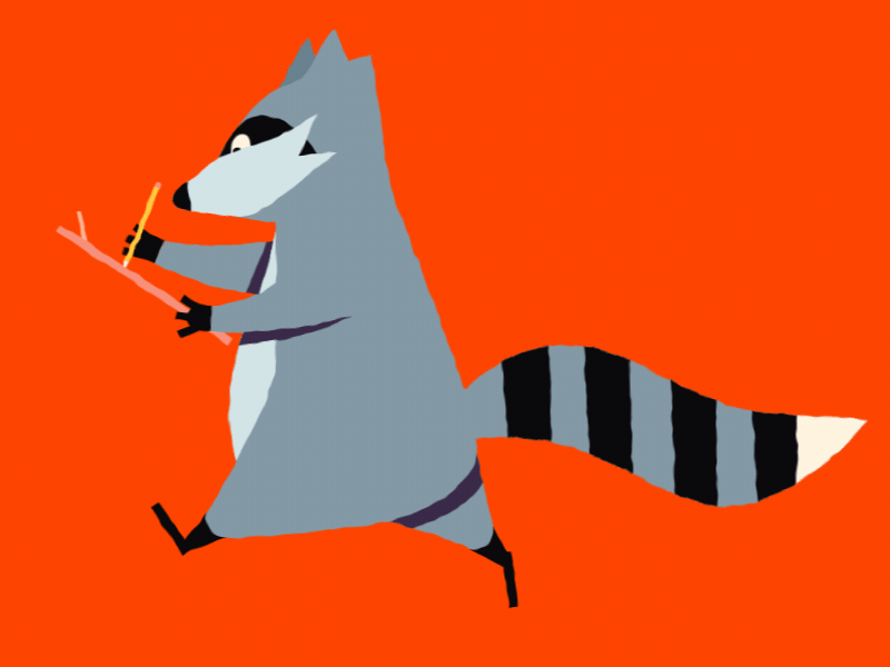Jimothy Raccoon Gif