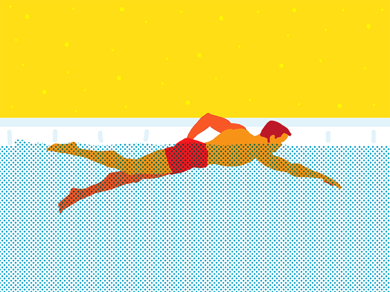 Swimming Animated GIF