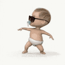 Baby Dancing Animated GIF