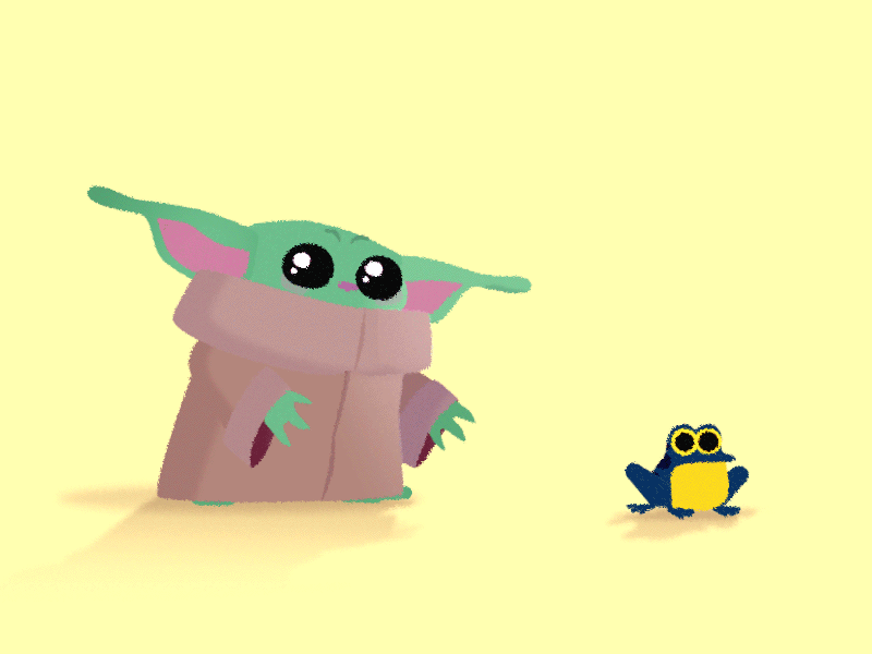 Baby Yoda Animated GIF