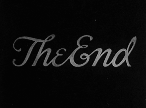 The End Animated GIF