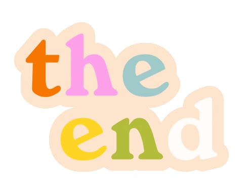 The End Animated GIF