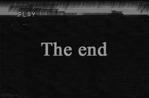 The End Animated GIF