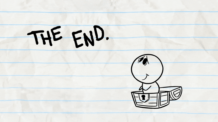 The End Animated GIF