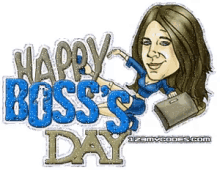 National Boss Day Animated GIF