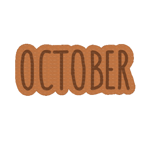October Animated GIF