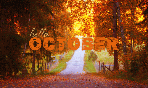 October Animated GIF