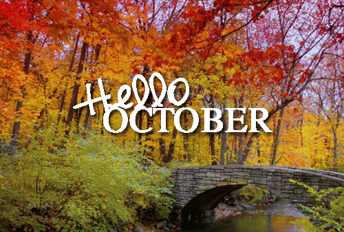 October Animated GIF