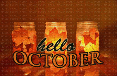 October Animated GIF