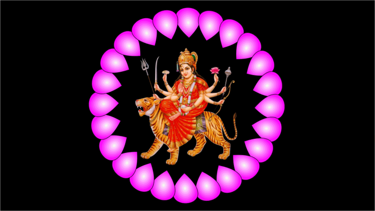 Durga Ashtami Gif,Durga Puja Gif,Festival Gif,Indian Households Gif,Maha Ashtami Gif,Traditionally Gif