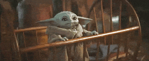 Happy Baby Yoda Gif