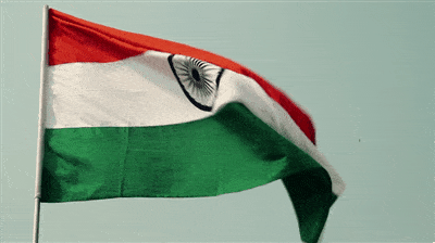 Flag Of  India Gif