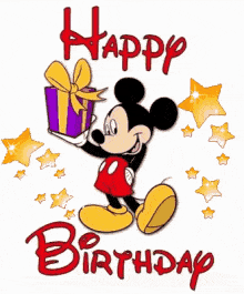 Disney Happy Birthday Gif
