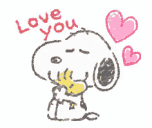 Snoopy Valentine Gif